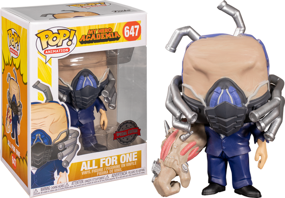 My Hero Acadamia - All for One Charged Pop! Vinyl