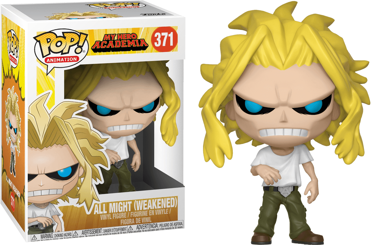 My Hero Academia All Might Weakened Pop Vinyl Prolectables