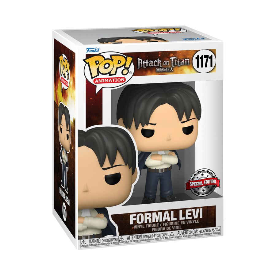 Funko pop attack on titan hot sale levi