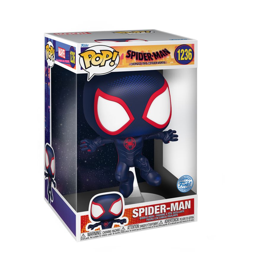 Funko Spider-Man Across Spider-Verse POP Spider-Byte Vinyl Figure  W/Protector