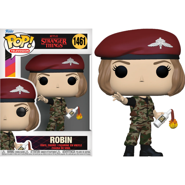 Stranger Things Hunter Robin with Cocktail Pop Vinyl Prolectables