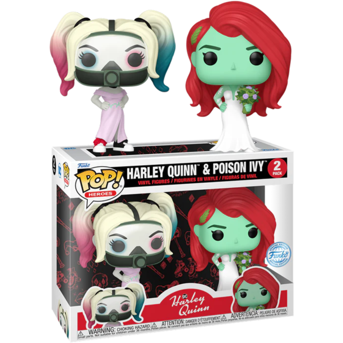 PREVENTA Funko Pop Harley Quinn and Poison Ivy Wedding Figure 2 Pack –  chikaratoys