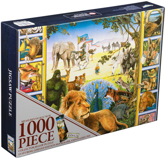 Prolectables - Animalia - Book Cover 1000 piece Collector Jigsaw Puzzle