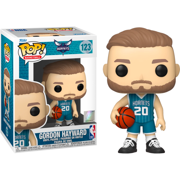 NBA: Hornets - Gordon Hayward (Teal Jersey) Pop! Vinyl