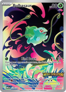 Bulbasaur - 133/132 (Mega Evolution Stamped) SEALED PROMO