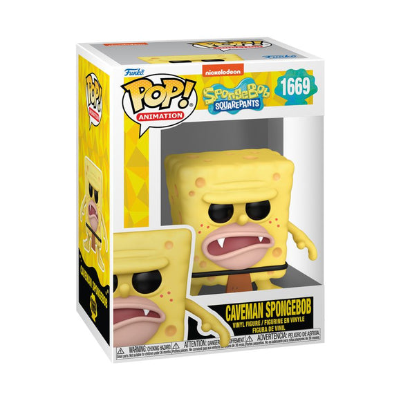 Spongebob: 25th Anniversary - Caveman Spongebob Pop! Vinyl