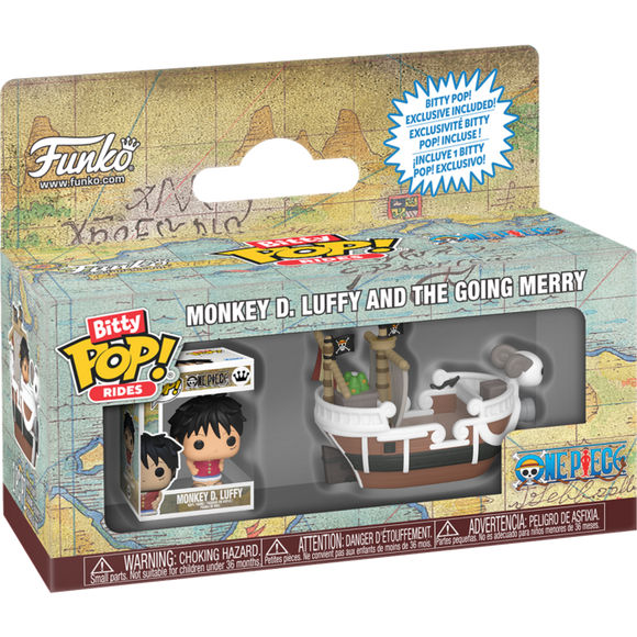 Prolectables - One Piece - Luffy w/Going Merry Bitty Pop! Ride
