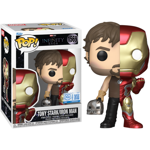 Prolectables - Marvel: Split - Tony Stark/Iron Man Pop! RS