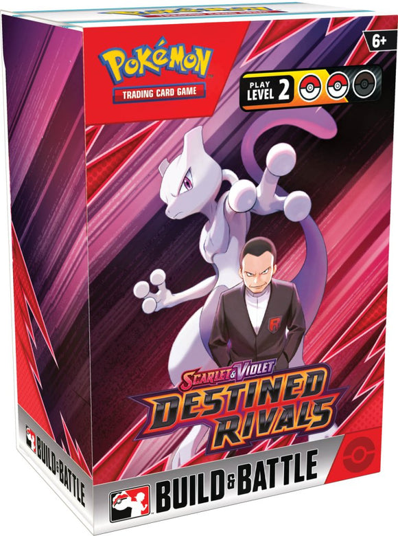 Pokemon TCG Scarlet & Violet 10 Destined Rivals Build & Battle Box