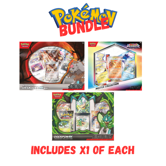 POKÉMON TCG Scarlet & Violet 8.5 Prismatic Evolutions Poster Collection Bundle