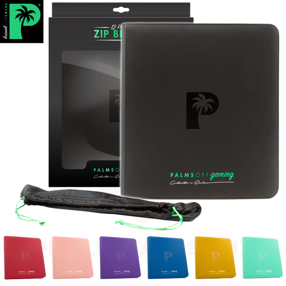 Palms Off Collector’s Series 12 Pocket Zip Binder