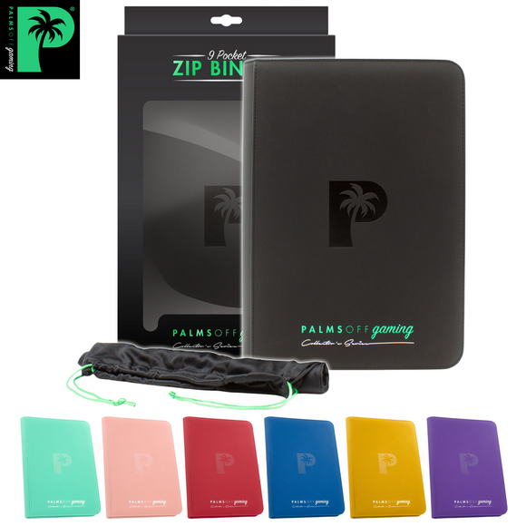 Palms Off Collector’s Series 9 Pocket Zip Binder