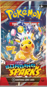 POKÉMON TCG Scarlet & Violet 8 Surging Sparks Booster Pack (10 Cards)