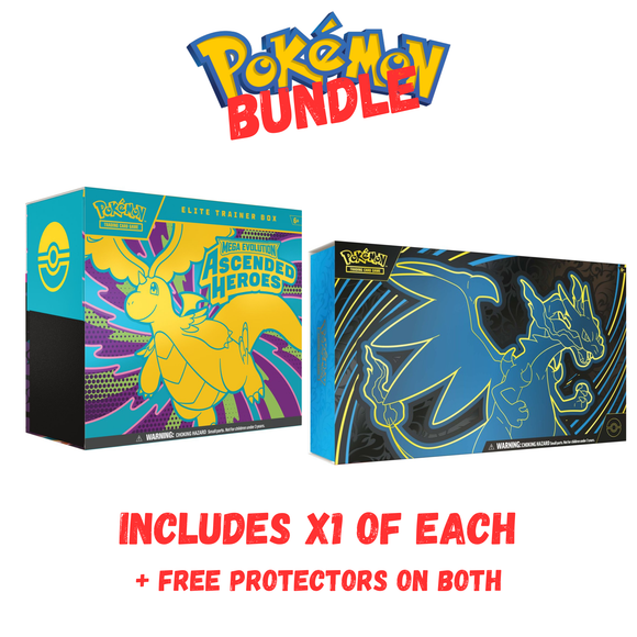 Pokémon TCG Ascended Heroes Elite Trainer Box x Mega Charizard X ex UP –  Prolectables