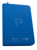 Palms Off Collector’s Series Top Loader Zip Binder – Blue