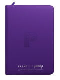 Palms Off Collector’s Series Top Loader Zip Binder – Purple