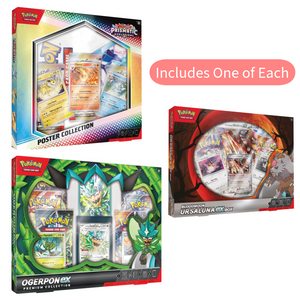 POKÉMON TCG Scarlet & Violet 8.5 Prismatic Evolutions Poster Collection Bundle