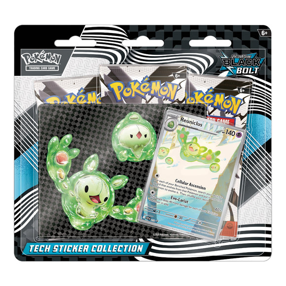 Pokémon TCG: Scarlet & Violet— Black Bolt Tech Sticker Collection