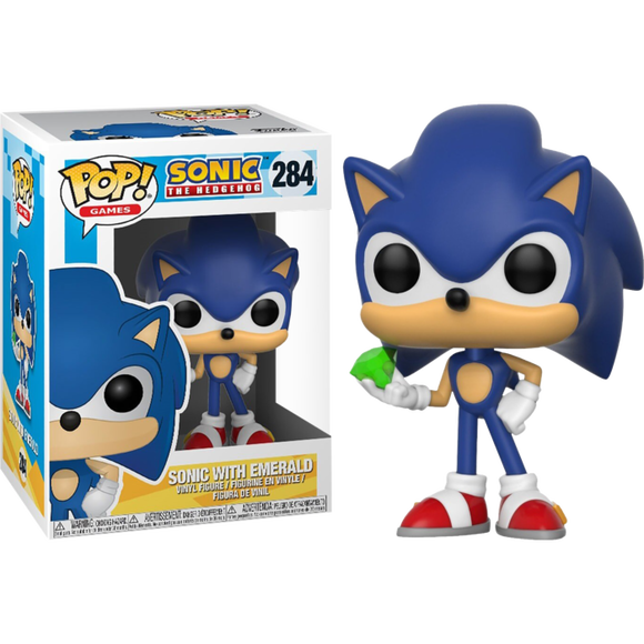Sonic the Hedgehog - Sonic with Emerald Pop! Vinyl