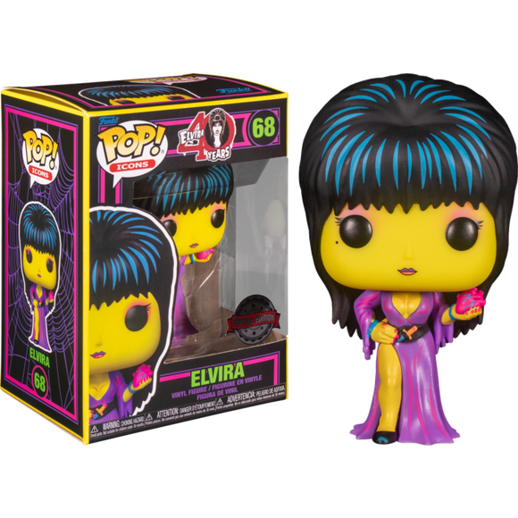 Elvira: Mistress of the Dark - Elvira Black Light Pop! Vinyl