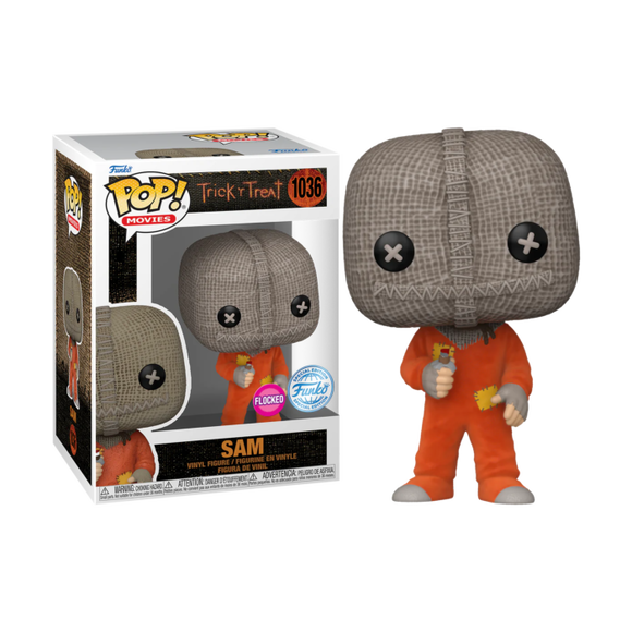 Trick R Treat - Sam with razor Flocked Pop! Vinyl