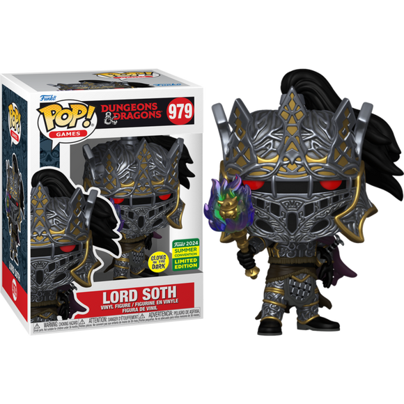 Dungeons & Dragons - Lord Soth Glow-in-the-Dark Pop! Vinyl Figure (2024 Summer Convention Exclusive)