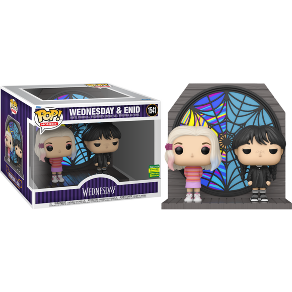 Wednesday (2022) - Wednesday & Enid Pop! Moment Vinyl Figure (2024 Summer Convention Exclusive)