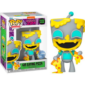 Invader Zim - GIR eating Pizza Pop! Vinyl