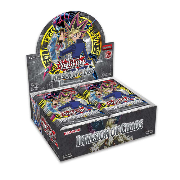 Prolectables - Yu-Gi-Oh! Invasion of Chaos Booster Box 24ct 25th