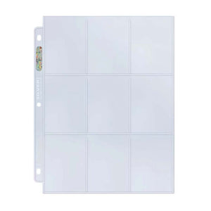 Prolectables - Ultra Pro 9-Pocket Silver Series Page for Standard