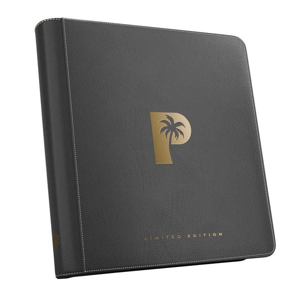 Prolectables - Palms Off Limited Ed. Mega Capacity 12 Pocket Binder – Black and Gold (960 slot)