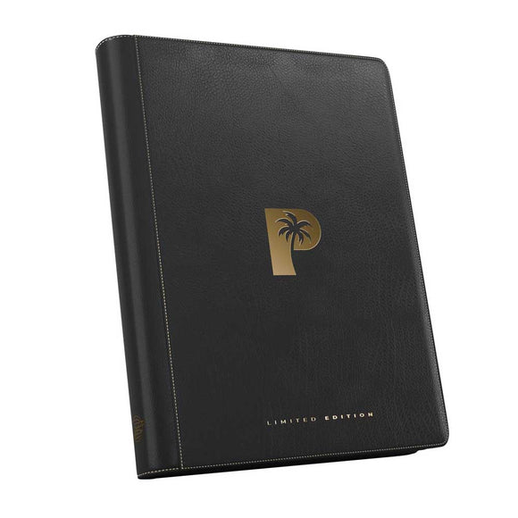 Prolectables - Palms Off Limited Ed. Mega Capacity 16 Pocket Binder – Black and Gold (1280 slot)