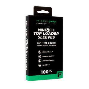 Prolectables - Palms Off Mint-Fit Top Loader Sleeves – 35pt -100pc