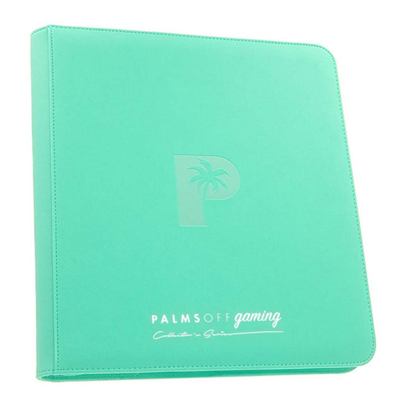Prolectables - Palms Off Collector’s Series 12 Pocket Zip Binder- TURQUOISE