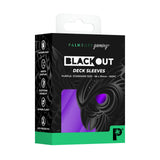 Prolectables - Palms Off Blackout Deck Sleeves (100) Purple