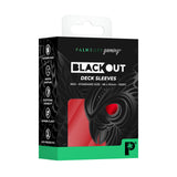 Prolectables - Palms Off Blackout Deck Sleeves (100) Red