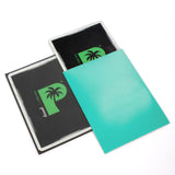 Prolectables - Palms Off Blackout Deck Sleeves (100) Turquoise (Clear Front)