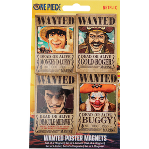 Prolectables - One Piece (2023) - Wanted Set of 4 Magnets