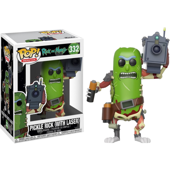 Prolectables - Rick and Morty - Pickle Rick with Laser Pop! Vinyl