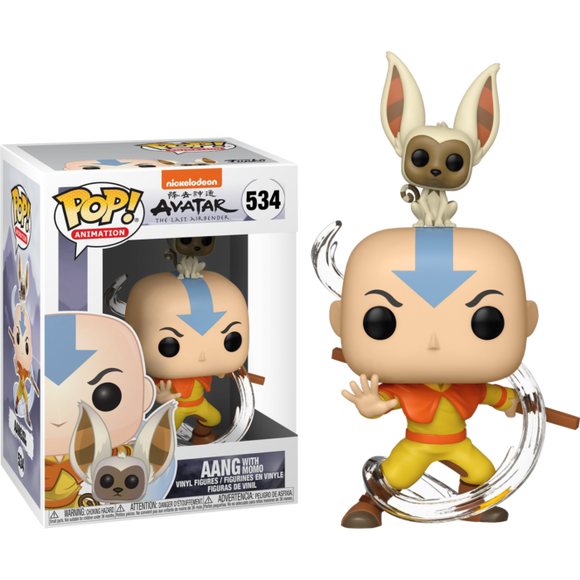 Prolectables - Avatar The Last Airbender - Aang with Momo Pop! Vinyl