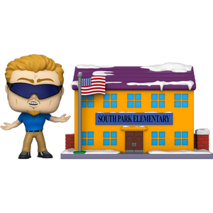 Prolectables - South Park - South Park Elementary with PC Principal Pop! Town