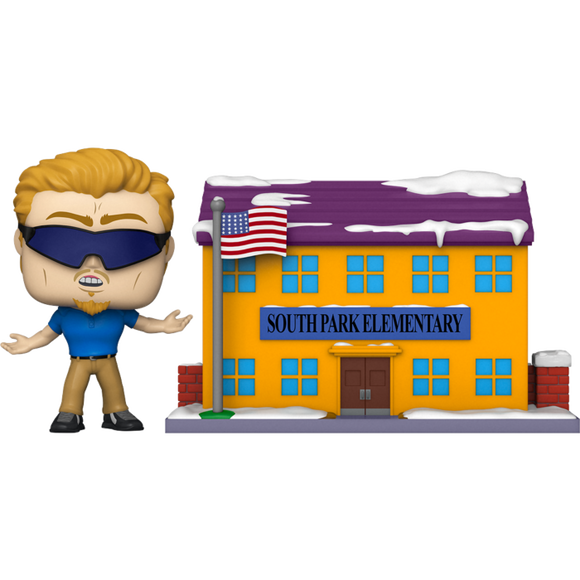 Prolectables - South Park - South Park Elementary with PC Principal Pop! Town