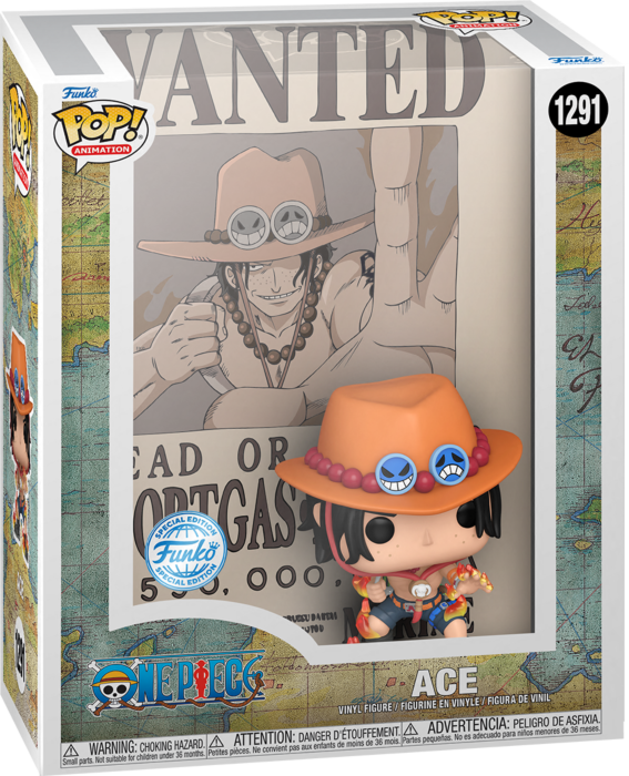Prolectables - One Piece - Portgas D Ace Wanted Pop! Cover