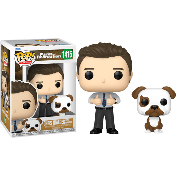 Prolectables - Parks & Recreations: 15th Anniversary - Chris with Champion Pop! Vinyl