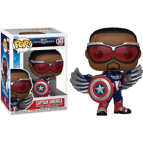 Prolectables - Captain America: Brave New World - Captain America (Sam Wilson) Pop! Vinyl