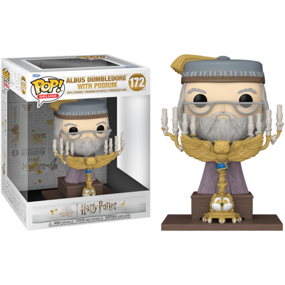 Prolectables - Harry Potter - Dumbledore with Podium Pop! Deluxe