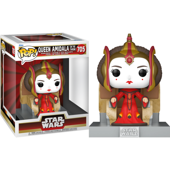 Prolectables - Star Wars: Phantom Menace 25th Anniversary - Queen Amidala on Throne Pop! Deluxe