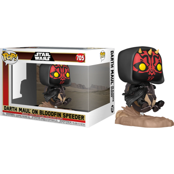 Prolectables - Star Wars: Phantom Menace 25th Anniversary - Darth Maul on Bloodfin Pop! Ride
