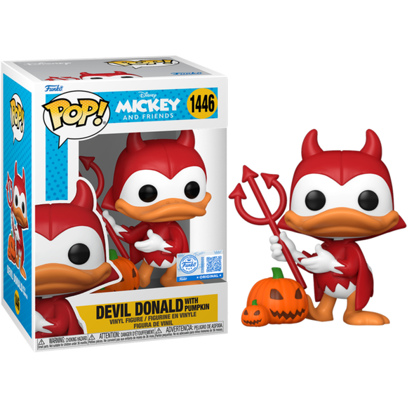 Prolectables - Disney - Devil Donald with Pumpkin Pop! Vinyl