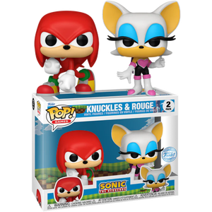 Prolectables - Sonic the Hedgehog - Knuckles & Rouge Pop! Vinyl 2-Pack
